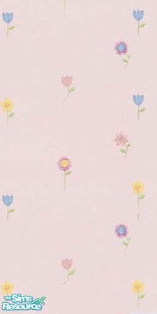 Sims 2 — Flowers Wallpaper #2 by britt76 — Part of the Kids Wallpaper Collection