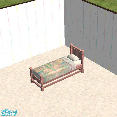 Sims 2 — Girls Play Houses Bed by slinki — Girls Play Houses - This bed is part of the Girls Play House Set. recolor of