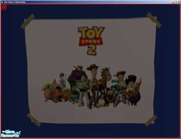 Sims 2 — Toy Story 2 Poster by dddrake — Find under "Angst" (red one)