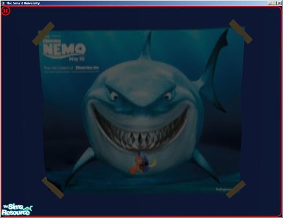 Sims 2 — Finding Nemo Poster by dddrake — Find under "Angst" (red one)
