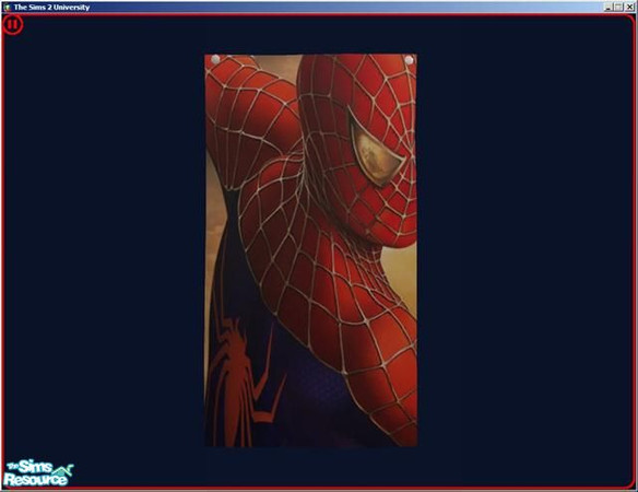 Sims 2 — Spiderman Poster by dddrake — Find under "Surf the Universe"