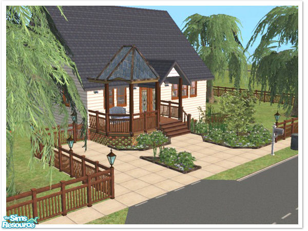 Sims 2 — The Wordsworth by MissyZ — A middle of the line home for young Sim families on their way upwards! 2 Bedrooms, 1