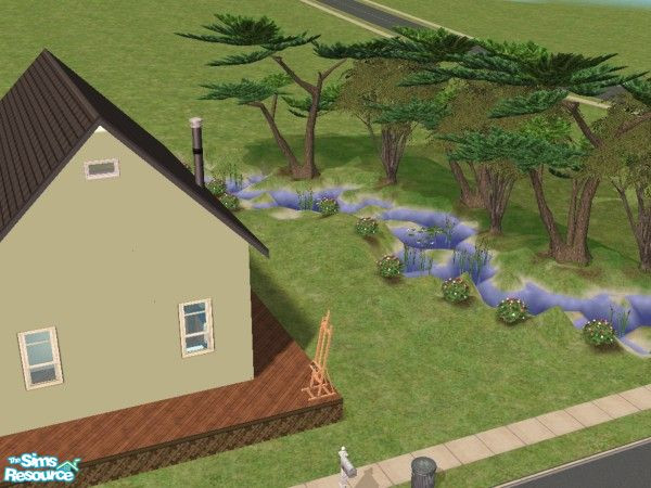 Sims 2 — Villa Ravine by spladoum — A small 1/1, this house would be ideal for a retired couple who enjoy each other's