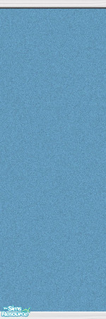 Sims 2 — BR - Blue by Simaddict99 — Blue denim textured wall with white washed wood trim.