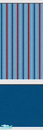 Sims 2 — BR - Stripes & Navy by Simaddict99 — Denim textured striped and navy wallpaper trimmed with white washed