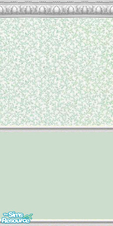 Sims 2 — K8SSeaShellGreenWLL11 by Kate139 — A set of 15 Walls and 4 Floors. Painted and Papered Walls with Sea Coral
