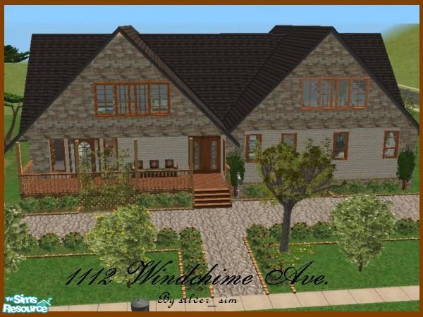 Sims 2 — 1112 Windchime Ave. by oldmember_silver_sim — This is my version of luvs10s' childhood home which was posted