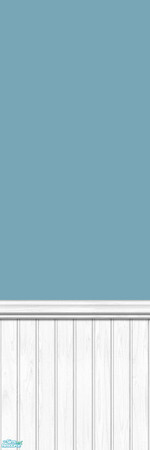 Sims 2 — Studio K Wainscoting 01 - Light Teal by StudioKhagerks — 