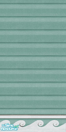 Sims 2 — SS11 Teal by STP Carly — SuperSiding adds a little more than color, it adds style to that Simhome.