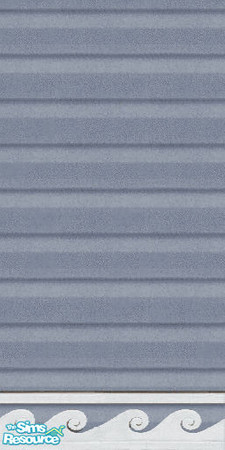 Sims 2 — SS11 Blue Dust by STP Carly — SuperSiding adds a little more than color, it adds style to that Simhome.