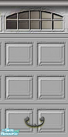 Sims 2 — Grey Garage Door - Middle by Raveena — This is the middle piece for the garage door. You need all 3 pieces to