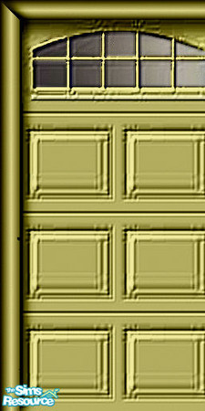 Sims 2 — Gold Garage Door - Left by Raveena — This is the left piece for the garage door. You need all 3 pieces to