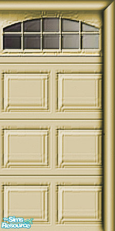 Sims 2 — Beige Garage Door - Right by Raveena — This is the right piece for the beige garage door. You need all 3 pieces