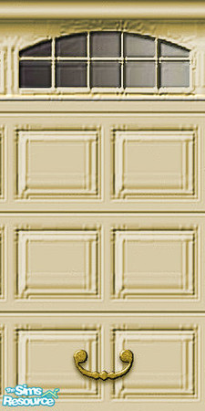 Sims 2 — Beige Garage Door - Middle by Raveena — This is the middle piece for the beige garage door. You need all 3