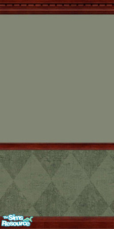Sims 2 — Olive over Harlequin by GLachaille — Olive over Harlequin... Pattern by Waverly Home Fashions.