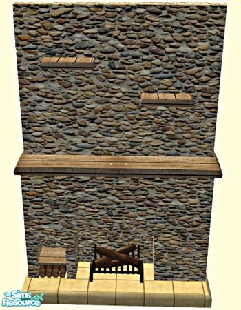 Sims 2 — TC115 Mt. Lodge Recolor- Fireplace by mom_of2boyz — A recolor of Mt.Lodge Furniture Set by Shakeshaft for TC115.