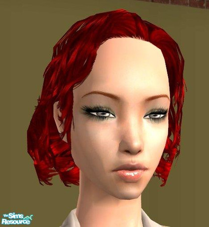 Sims 2 — Red Unilook by tiefliga — Powerful red haircolor. Hairmesh comes with University.