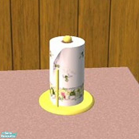 Sims 2 — Border Paper Towel Holder by Raveena — You must download Windkeeper\'s Paper Towel mesh file for these objects