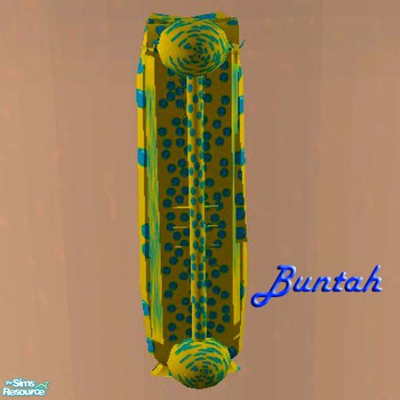 Sims 2 — Ebay Wall Hanging - GOLD BUBBLES by buntah — This is a recolor of the ebay wall hanging