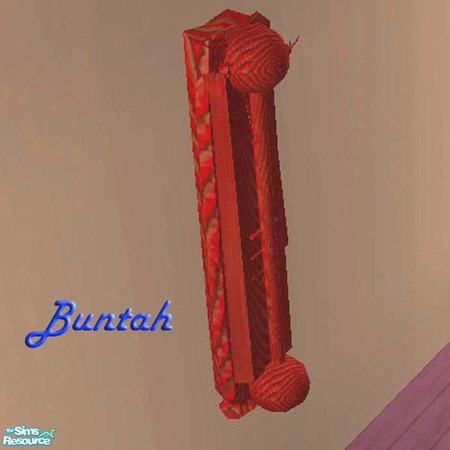 Sims 2 — Ebay Wall Hanging - RED by buntah — This is a recolor of the ebay wall hanging
