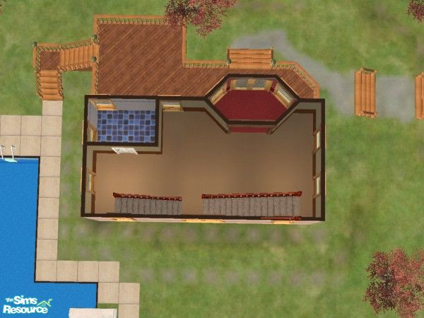 Sims 2 — 1 Erwalk St. by Roboty — Another great never dumb house built be roboty very spacious and 3 stories plus a