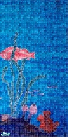 Sims 2 — Mural Oceanik 2 by Lady_Venera — Mural for bath