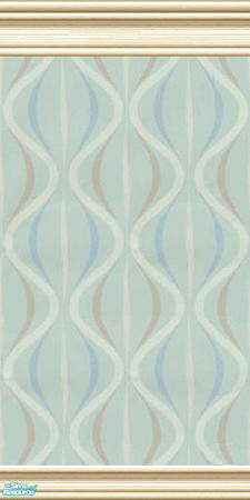 Sims 2 — jsf2PPLRetro by jsf — Faded blue hourglass shapes in ParkLane mouldings can be found in the wallpaper category.