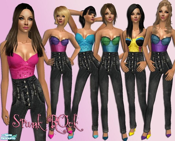 Sims 2 — Spunk Rock by pretty_baby — mesh needed from Glamorous Lounge. First Page 2nd Mesh