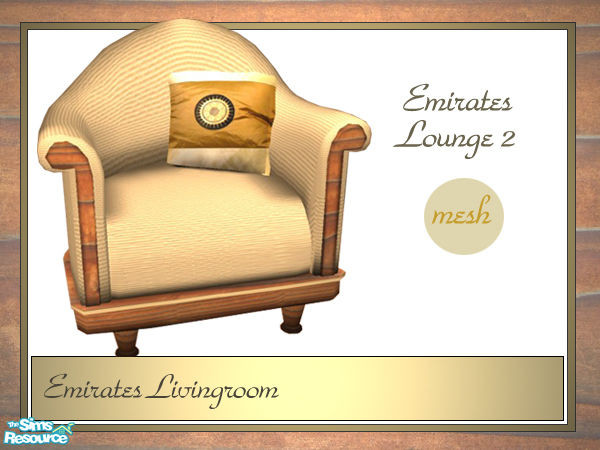 Sims 2 — Emirates Lounge 2 by senemm — A antique and elegant livingroom made of noble wood, marble and gold. - Inspired