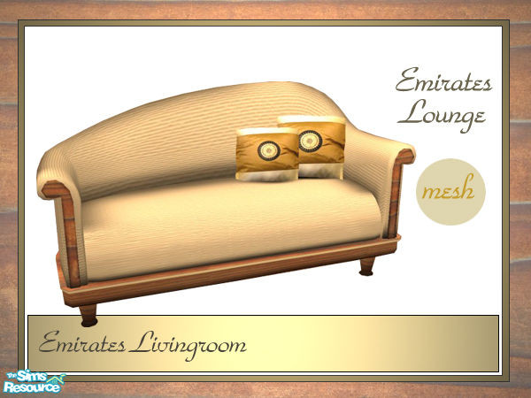 Sims 2 — Emirates Lounge by senemm — A antique and elegant livingroom made of noble wood, marble and gold. - Inspired by