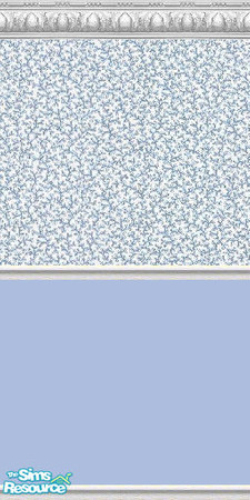 Sims 2 — K8SSeaShellBlueWLL11 by Kate139 — A set of 15 Walls and 4 Floors. Painted and Papered Walls with Sea Coral