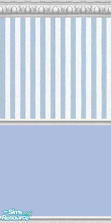 Sims 2 — K8SSeaShellBlueWLL10 by Kate139 — A set of 15 Walls and 4 Floors. Painted and Papered Walls with Sea Coral