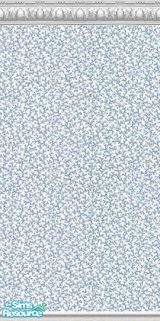 Sims 2 — K8SSeaShellBlueWLL03 by Kate139 — A set of 15 Walls and 4 Floors. Painted and Papered Walls with Sea Coral