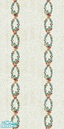 Sims 2 — Holiday by Lorah — Holiday has traditional Christmas colors (red, green, gold) but is subtle enough for anytime