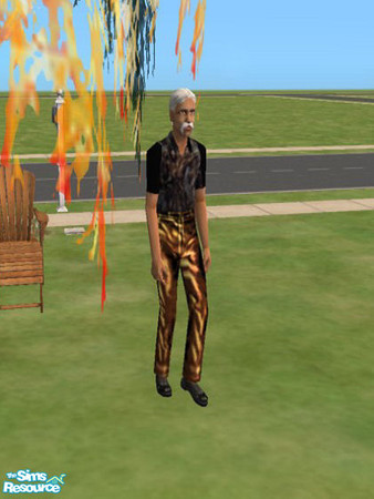 Sims 2 — Cool Daddy by bunny8675309 — An elder not afraid of the reaper. He makes that statment while looking hip. Bronze