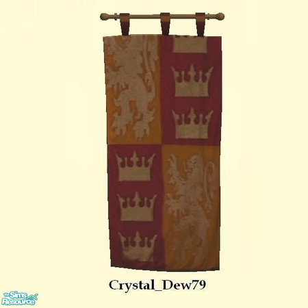 Sims 2 — Gryffindor Tapestry 2 by Crystal_Dew79 — Tapestry for the Gryffindor house.