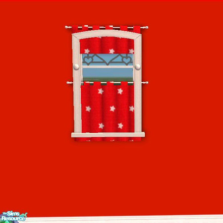 Sims 2 — Bright Star Curtains by auracyan — Sunlight filtering through a window can be harsh first thing in the morning.