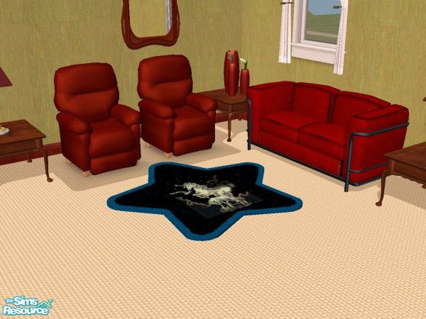 Sims 2 — Dark Design's Star Unicorn Rug by Dark_Design — This rug is a part of the collection that includes 4 unicorn