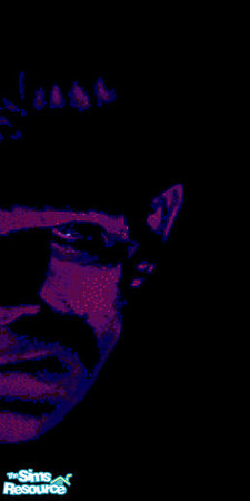 Sims 2 — Frankenstein 6 by Lorah — Part of Frankenstein Swag Purple. Four wall set in red, purple, blue and black. 