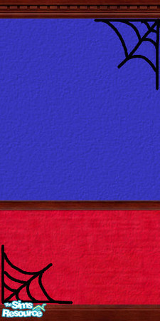 Sims 2 — LED SpiderMan Wall 2 by ladyearthdancer — Part of the SpiderMan Bedroom Set