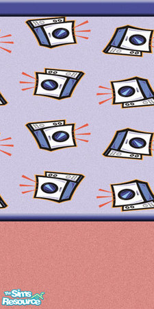 Sims 2 — Domestics 05 by KittenKiss — A wall from my Domestics set, great for cafe's and bars, shops or homes. Graphics