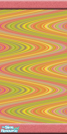 Sims 2 — Dancin Wall 08 by KittenKiss — Woah. These walls are the very essence of trippy! They are fully tiling walls
