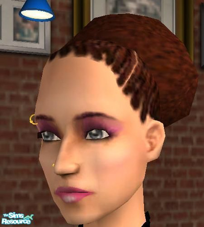 Sims 2 — Ladies Braids and Afro by hacc2258 — A cute hairstyle for your Sims Ladies to enjoy.Beautiful Braids that sweep