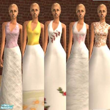 Sims 2 — Wedding by janicap — Wedding dresses