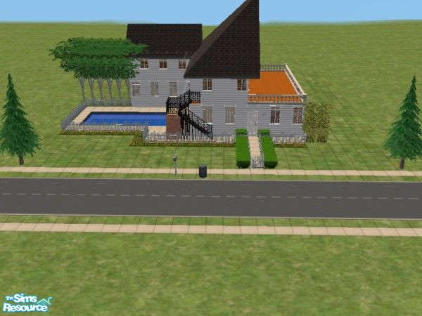 Sims 2 — A-Loft by debsilance — This country-side ranch-like home is ideal for the single life or small family. Complete