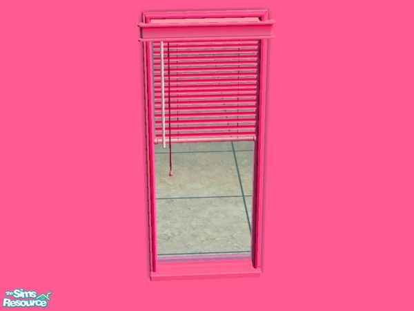 Sims 2 — pink blinds by apemassie — :)