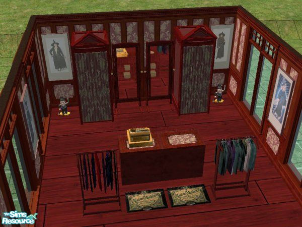Sims 2 — Harry Potter Madam Malkin Shop by luvs10s — Madam Malkin Robes for all Occassions from the Harry Potter series.