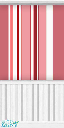 Sims 2 — Think Pink (and Red) Wall 15 by Chezzie — :)