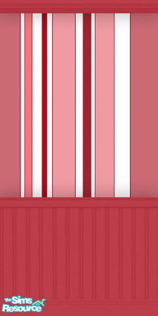 Sims 2 — Think Pink (and Red) Wall 7 by Chezzie — :)