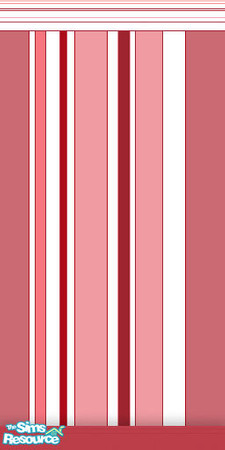 Sims 2 — Think Pink (and Red) Wall 6 by Chezzie — :)